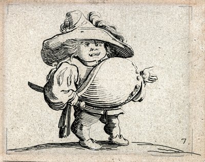 Varie Figure Gobbi ... (gravure) door Jacques Callot