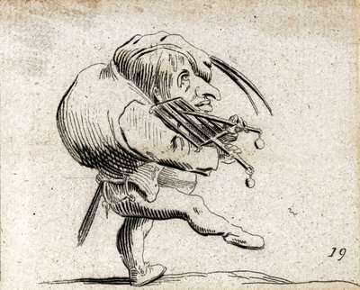 Varie Figure Gobbi ... (gravure) door Jacques Callot