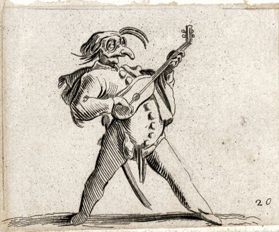 Varie Figure Gobbi ... (gravure) door Jacques Callot