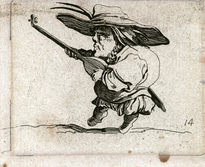 Varie Figure Gobbi ... (gravure) door Jacques Callot