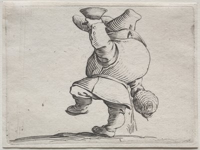 Varie figure gobbi di Iacopo Callot (Drinker van Achteren Gezien) door Jacques Callot
