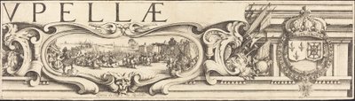 Het beleg van La Rochelle [plaat 3 van 16; set omvat 1952.8.97-112] door Jacques Callot and Abraham Bosse