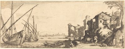 De Kleine Haven door Jacques Callot or Follower of Jacques Callot