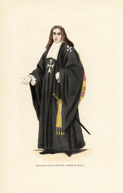 Grootkruis van de Hospitaalridders, Orde van Malta, Orde van de Ridders van het Hospitaal van Sint-Jan van Jeruzalem, Chevalier Grand-Croix de l