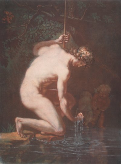 Narcissus door Jacques Christophe Le Blon