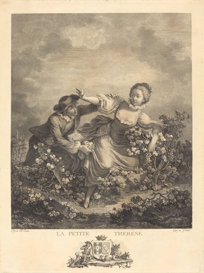 De kleine Thérèse door Jacques Couché after Jacques Philippe Caresme