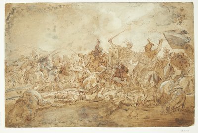 Cavalerieslag door Jacques Courtois