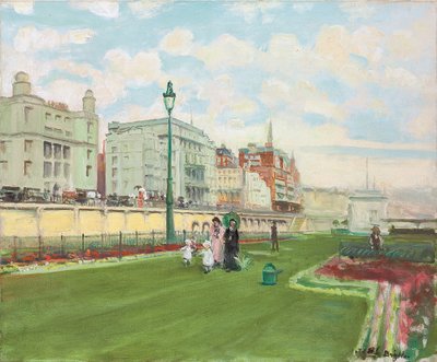 Brighton, 1929 door Jacques Emile Blanche