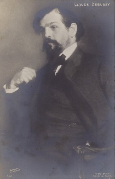 Claude Debussy, Franse componist (1862-1918) door Jacques Emile Blanche