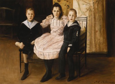Henry Bernstein en zijn Broer en Zus, 1892 door Jacques Emile Blanche