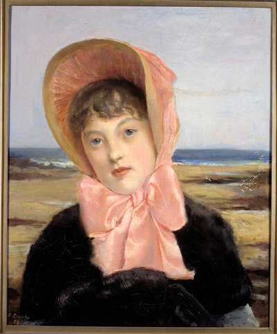 La capeline rose door Jacques Emile Blanche