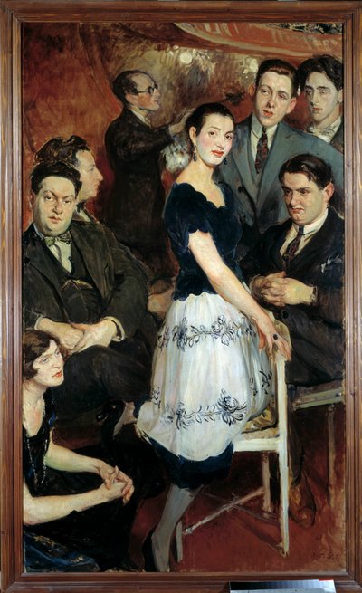 Le Groupe des Six door Jacques Emile Blanche