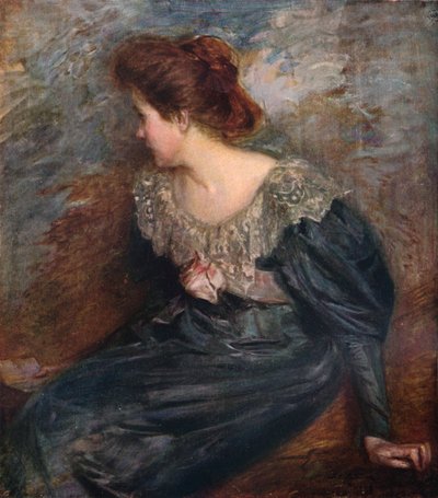 Portretstudie, 1903-1904 door Jacques Emile Blanche