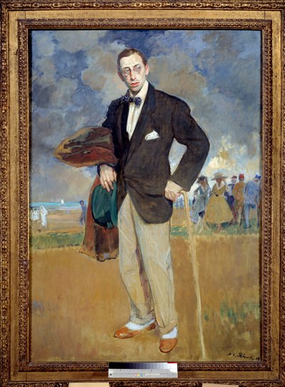 Portret van Igor Stravinsky door Jacques Emile Blanche