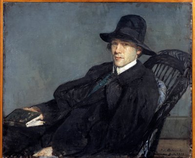 Portret van Andre Gide door Jacques Emile Blanche