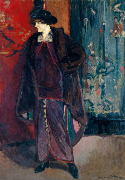 Portret van Daisy Fellowes door Jacques Emile Blanche