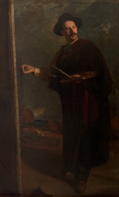 Portret van Ignacio Zuloaga y Zabaleta door Jacques Emile Blanche
