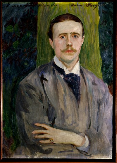 Portret van Jacques Emile Blanche, Franse schilder door Jacques Emile Blanche