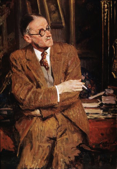 Portret van James Joyce door Jacques Emile Blanche