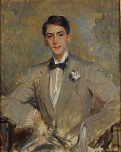 Portret van Jean Cocteau 1889-1963, 1912 door Jacques Emile Blanche