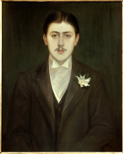 Portret van Marcel Proust (1871-1922), Franse schrijver door Jacques Emile Blanche