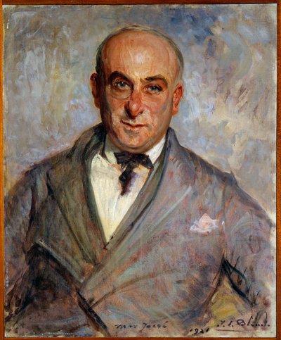 Portret van Max Jacob (1876-1944) Franse dichter door Jacques Emile Blanche