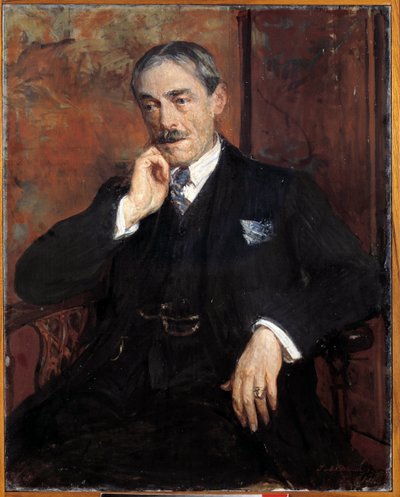 Portret van Paul Valery door Jacques Emile Blanche