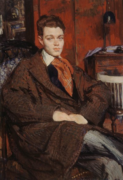 Portret van René Crevel 1900-1935, 1928 door Jacques Emile Blanche
