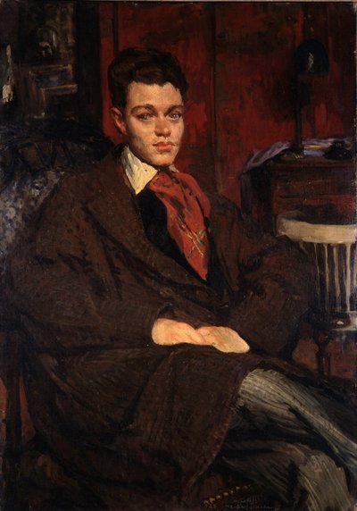 Rene Crevel door Jacques Emile (Jacques-Emile) Blanche (1861 - 1942) door Jacques Emile Blanche