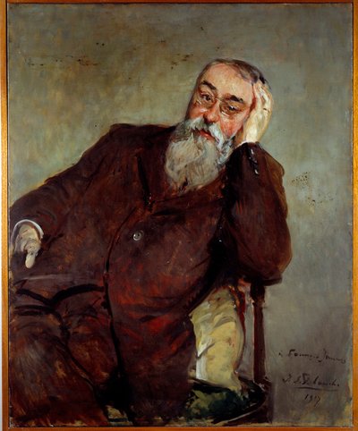 Studie voor het portret van Francis Jammes door Jacques Emile Blanche