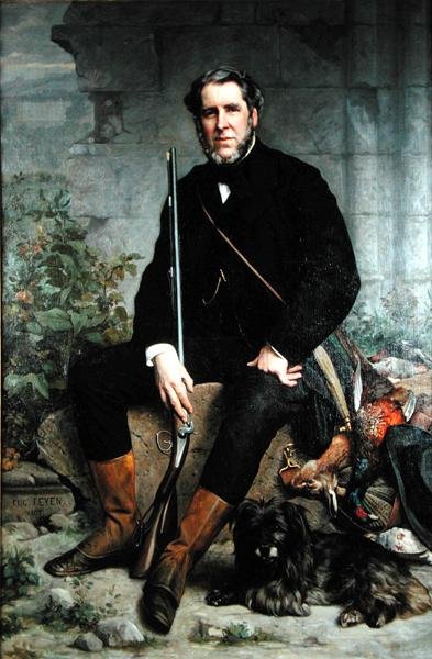 Portret van John Bowes (1811-85) door Jacques Eugene Feyen