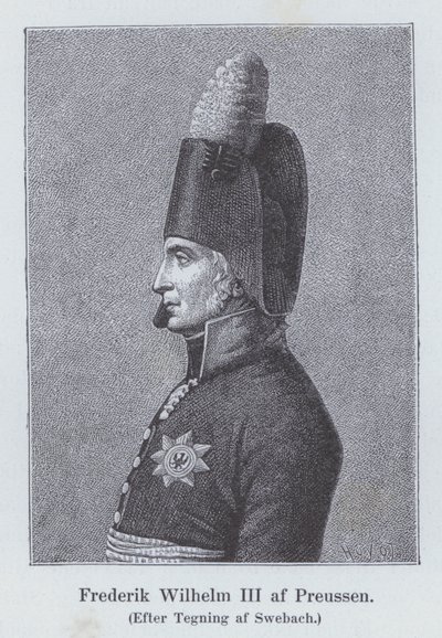 Frederik Willem III, koning van Pruisen door Jacques Francois Joseph (after) Swebach
