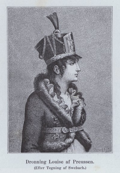 Louise van Mecklenburg-Strelitz, koningin-gemalin van koning Frederik Willem III van Pruisen door Jacques Francois Joseph (after) Swebach