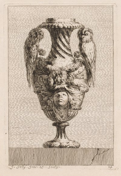 Suite van Vazen: Plaat 15, 1746 door Jacques Francois Joseph Saly