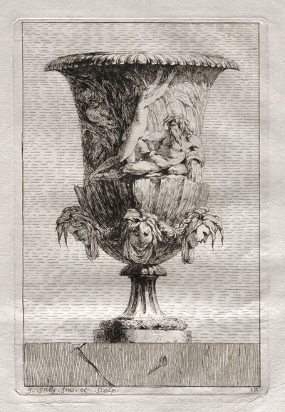 Suite van Vazen: Plaat 17, 1746 door Jacques Francois Joseph Saly