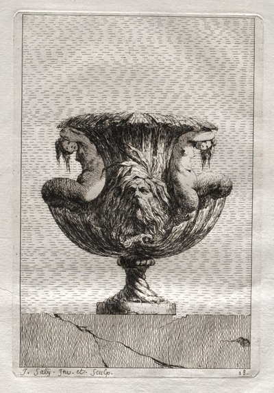 Suite van Vazen: Plaat 18, 1746 door Jacques Francois Joseph Saly