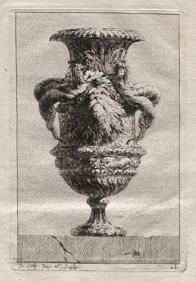 Suite van Vazen: Plaat 26, 1746 door Jacques Francois Joseph Saly