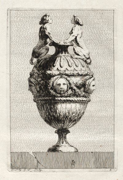 Suite van Vazen: Plaat 5, 1746 door Jacques Francois Joseph Saly