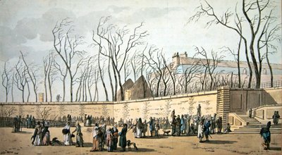 De Petite Provence in de Tuilerieën door Jacques Francois Joseph Swebach