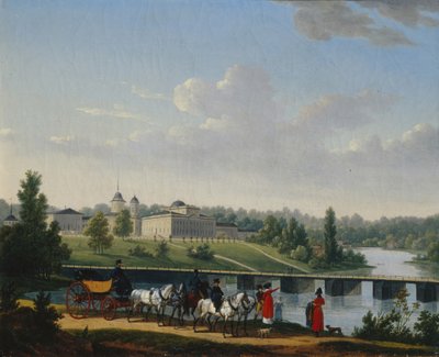 De Wandeling. Het Golitsyns Landgoed Pekhra-Yakovlevskoye, 1820 door Jacques Francois Joseph Swebach