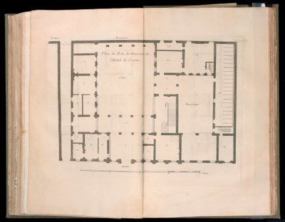 Gebonden prent (Frankrijk) door Jacques François Blondel