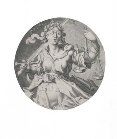 Gerechtigheid, 1593 door Jacques Gheyn