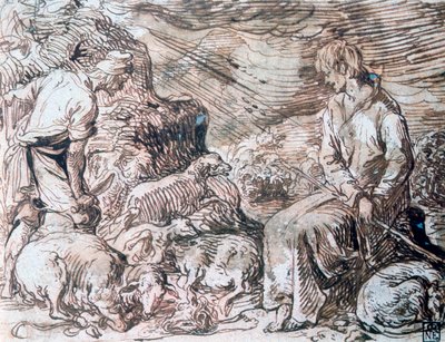 Hippocrates en Democritus door Jacques II de Gheyn