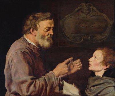 Meester en Leerling door Jacques II de Gheyn