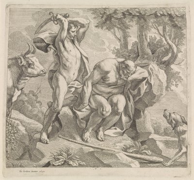 Mercurius en Argus door Jacques Jordaens