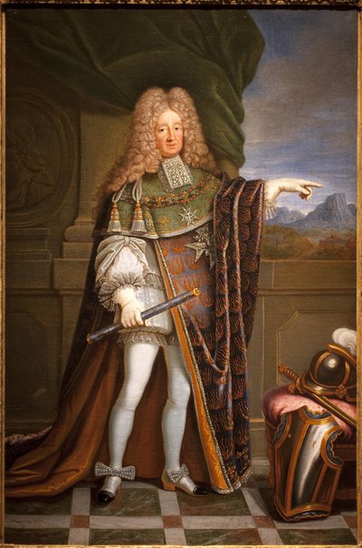 Portret van de maarschalk van Tesse (Rene Mans, Graaf van Tesse) door Jacques Laumosnier