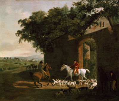 Op jacht door Jacques-Laurent Agasse