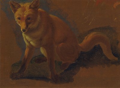 Studie van een vos door Jacques Laurent Agasse