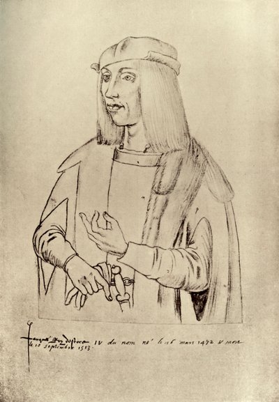James IV, koning van Schotland, 1909 door Jacques Leboucq