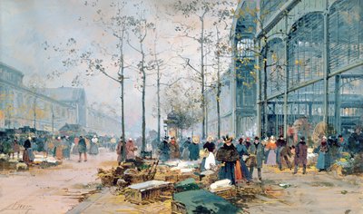 Les Halles, Parijs door Jacques Lieven